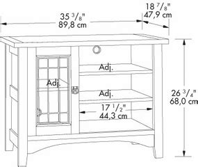 Rose Valley Entertainment Stand Abbey Oak - Sauder Furniture - 406840 ...