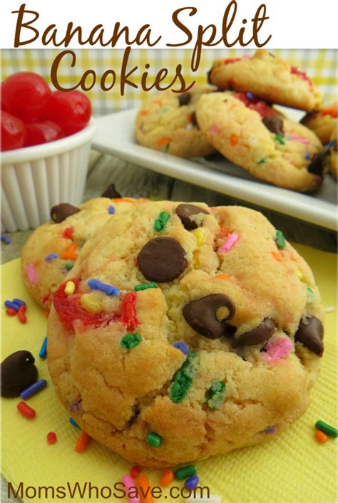 Banana Split Cookies Recipe