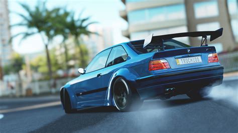 Wallpaper : Forza Games, forza horizon 3, bmw m3 e36, BMW M3, car, Drifting, video games, Rocket ...