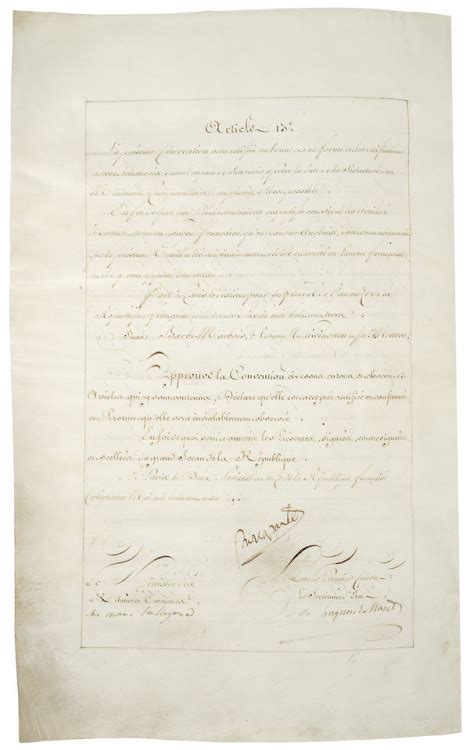 Today's Document • The Louisiana Purchase Treaty, April 30, 1803 For...