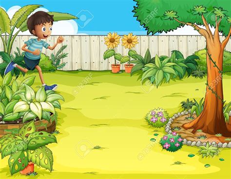 Beautiful Garden Clipart Background - Urban Style Design