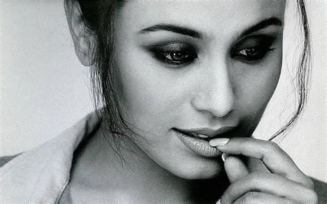 Download Rani Mukerji Black And White Wallpaper | Wallpapers.com