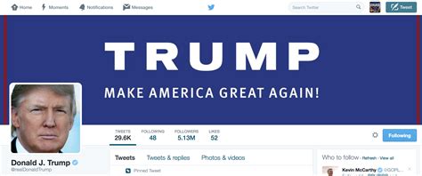 Social Media – Donald Trump 2016