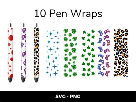 Pen Wrap Template Free