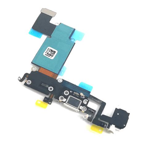 E-repair Charging Port Headphone Jack Flex Cable Replacement For IPhone 6S Plus White ...