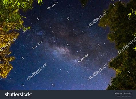 Starry Night Sky Milky Way Core Stock Photo 2145516677 | Shutterstock