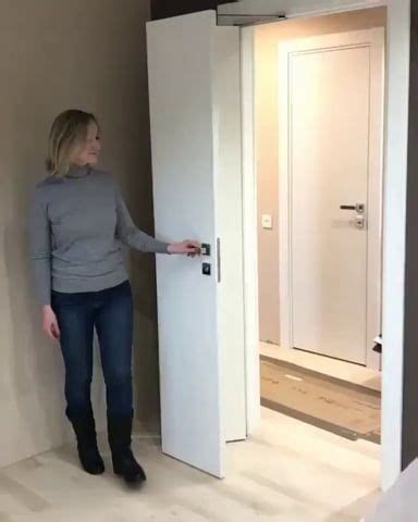 Great door solution | Folding doors interior, Door design interior ...