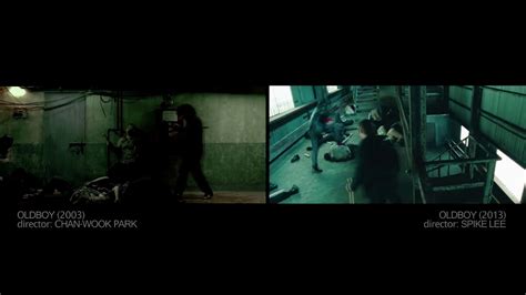 Oldboy | Hallway Fight Scene - 2003 vs 2013 comparasion - YouTube