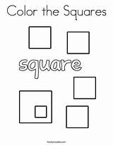 Color The Squares Coloring Page  Twisty Noodle sketch template