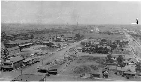 History of Amarillo, Texas: Late 1920s photos of Amarillo taken from atop the Herring Hotel