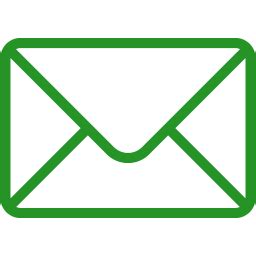 Green email 5 icon - Free green email icons