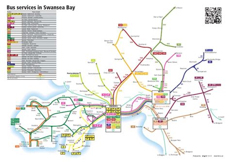 Swansea Bay Map For Web | Public Transport | Transport