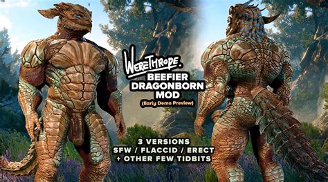 Beefier Dragonborns (Body Type 2) - EARLY DEMO - Baldur's Gate 3 / NSFW