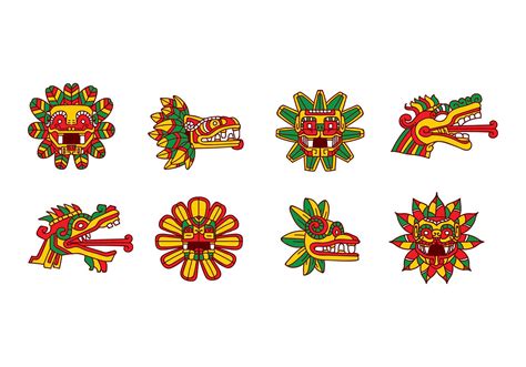 Quetzalcoatl vector, Símbolos aztecas, Imagenes de quetzalcoatl