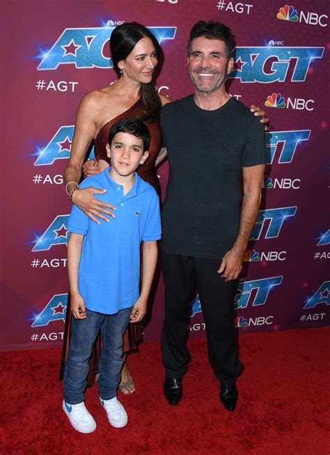 Simon Cowell Walks ‘AGT’ Red Carpet With His Son, 8, and Fiancée Lauren ...