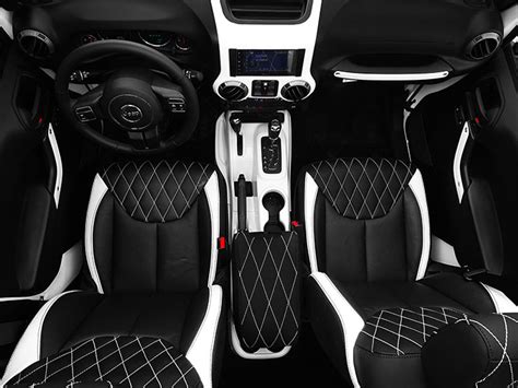 Custom Black And White Car Interior - bmp-vision