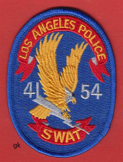 LOS ANGELES CALIFORNIA SWAT POLICE SHOULDER PATCH | eBay