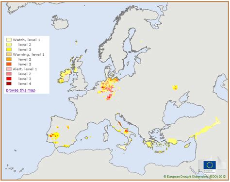 Early Warning: European Drought Map