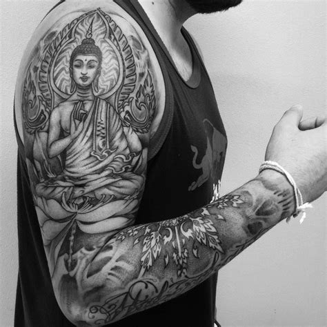 Buddha Tattoo Sleeve - Best Tattoo Ideas Gallery | Buddhist tattoo ...