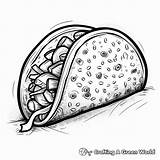 Taco Coloring Pages  Free & Printable sketch template