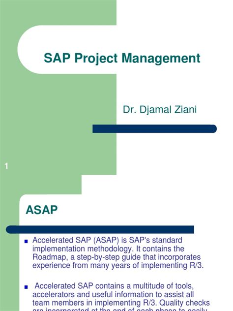 ASAP Methodology | Implementation | Business Process