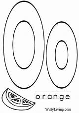 Lowercase Letter O Coloring Page Pages sketch template