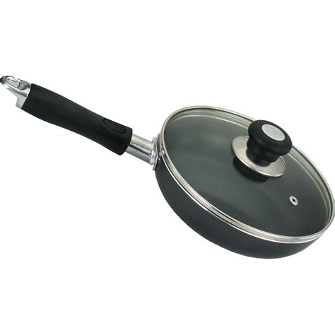 The Kitchen Sense Heavy Duty Non-Stick Fry Pan with Glass Lid - Walmart.com - Walmart.com