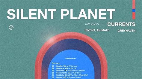 Silent Planet, Currents, Invent, Animate, and Greyhaven Tour 2020 - The Mosh Network