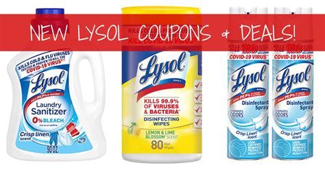 Lysol® Coupons July 2024 (New $.75/1 Coupon)
