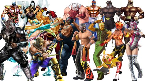 Fighting Game Archetypes: Luchadors by The4thSnake on DeviantArt