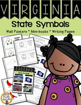 Virginia State Symbols Notebook by Easy Peasy Teaching | TpT