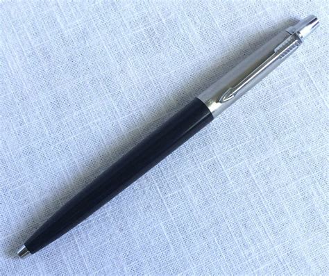 Vintage Parker Arrow Clip Ballpoint Pen Brushed Steel Cap Made in USA Works #Parker | Parker ...