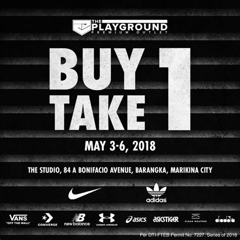 Buy 1 Take 1 Shoes at The Playground | Manila On Sale