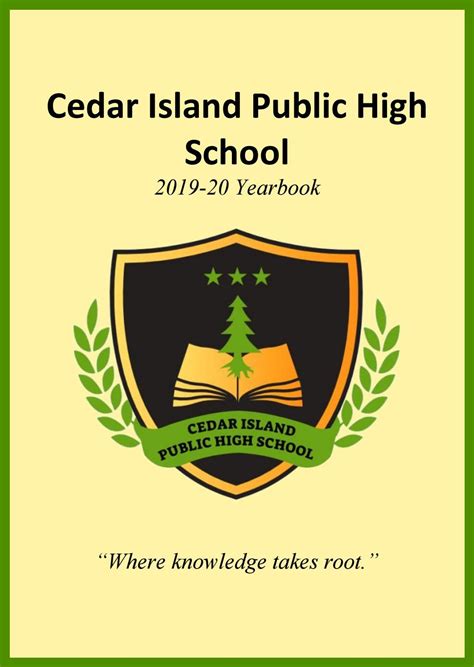 Cedar Island Public High School 2019-20 Yearbook by Eileen Mary - Issuu