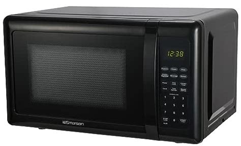 Emerson 0.7 CU. FT. 700 Watt, Touch Control, Black Microwave Oven, MW7302B for $72