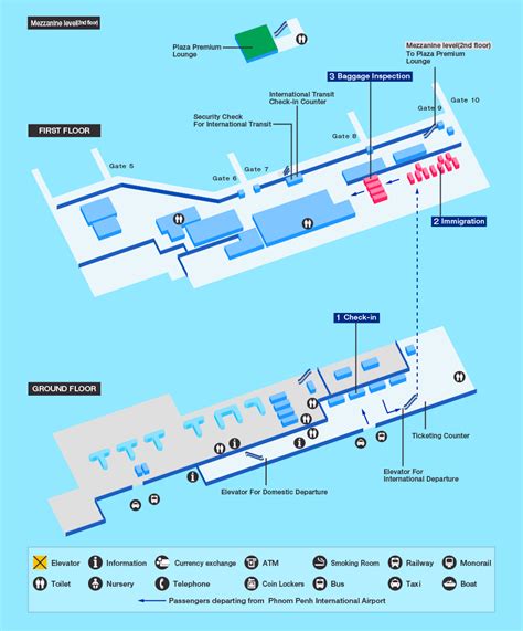 Phnom Penh Airport Map - Map Of Campus