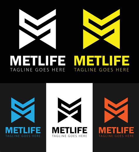 METLIFE M Letter Logo Template 9287789 Vector Art at Vecteezy