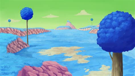 ArtStation - Dragonball Namek Background