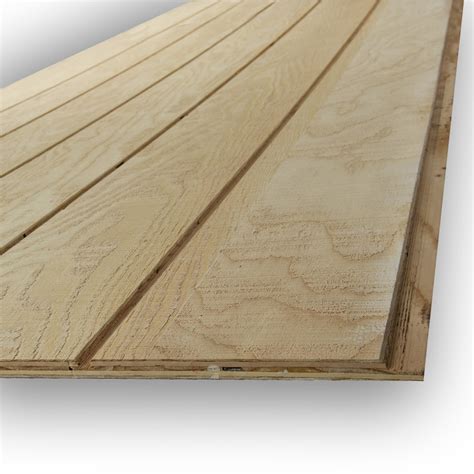 Shop Douglas Fir Siding Natural Wood T1-11 Untreated Wood Siding Panel ...