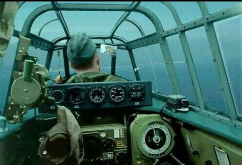 Uploading a WW2 Photograph occasionally #83 Cockpit view of a German ...