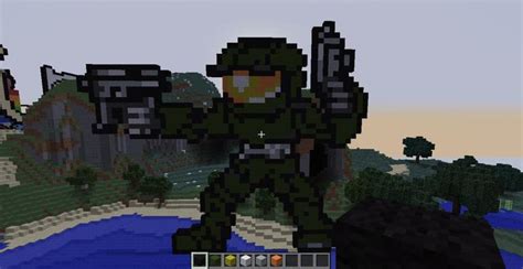 minecraft pixel art halo - D3V1LCR33P3R Level 4 : Apprentice Pokemon | Minecraft pixel art, Halo ...