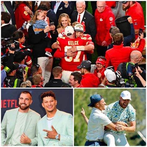 Patrick Mahomes and Travis Kelce have the sweetest friendship on and ...