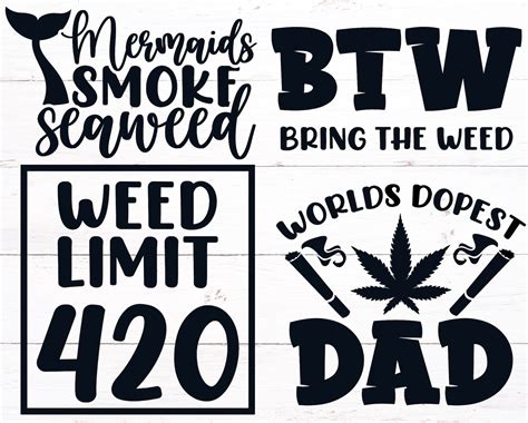 32 Weed SVG Bundle Weed Quotes SVG Bundle Funny Stoner SVG | Etsy