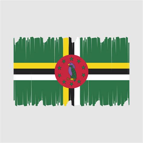 Dominica Flag Vector Illustration 21944691 Vector Art at Vecteezy