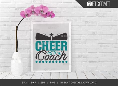 Cheer Coach SVG Cut File, Cheerleading Svg, Cheer Svg, Cheer Life Svg, Cheer Team Svg, Cheer ...