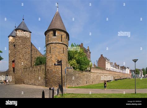 Facade of castle Helpoort Maastricht Limburg Netherlands Stock Photo ...