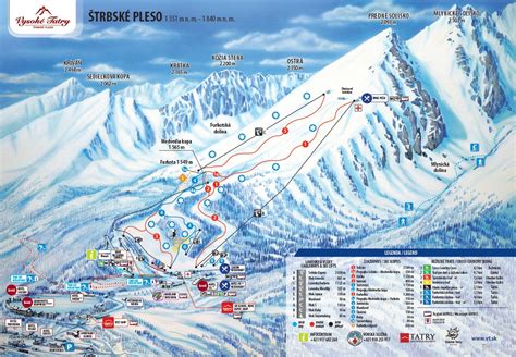 Tatranska Lomnica Ski Resort Piste Maps