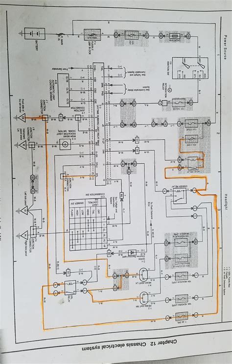 1998 Toyota Corolla Wiring Diagram Original