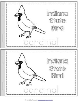 Indiana State Symbols Notebook by Easy Peasy Teaching | TpT