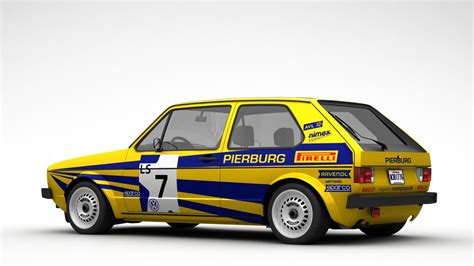 Volkswagen Golf Mk1 Rally 3D Model $70 - .unknown .3ds .fbx .max .obj - Free3D